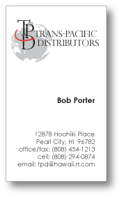 TPD biz card